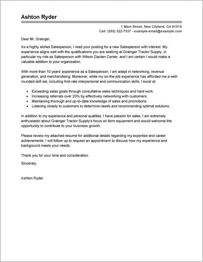 Cover Letter Examples For Job Shadowing Cover Letter Examples For Job Shadowing