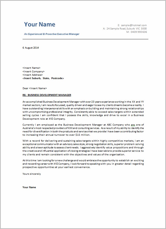 Cover Letter Examples For Resume Australia Cover Letter Examples For Resume Australia