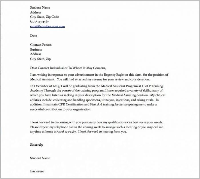 Cover Letter Examples For Resume Medical Assistant Cover Letter Examples For Resume Medical Assistant