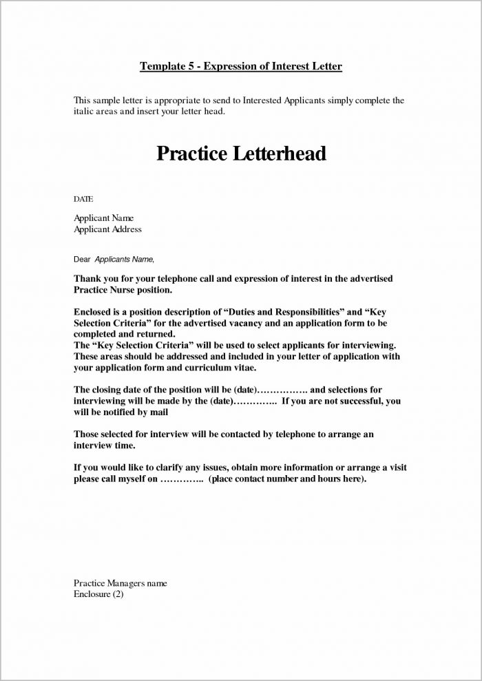 Cover Letter Examples Job Interest Cover Letter Examples Job Interest