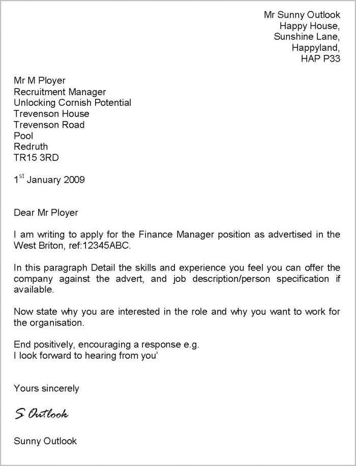 Cover Letter For Cv Examples Uk Cover Letter For Cv Examples Uk