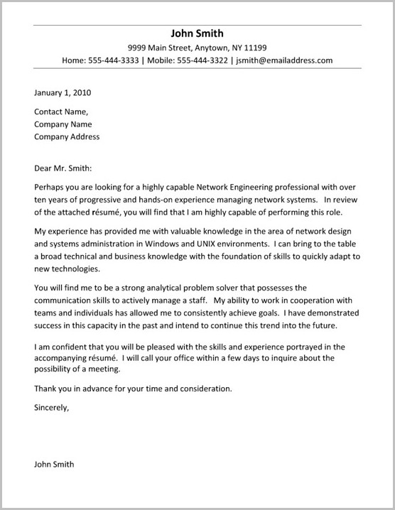 Cover Letter For Engineering Job Example Cover Letter For Engineering Job Example