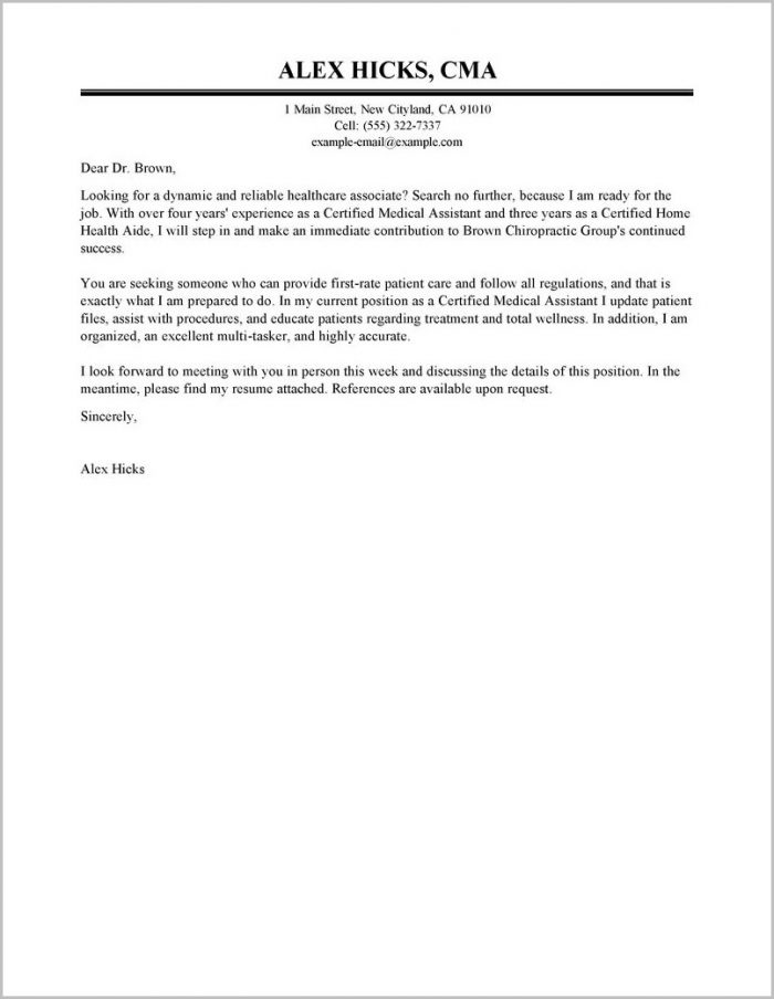 Cover Letter For New Job Examples Cover Letter For New Job Examples