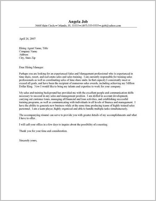 Cover Letter For Resume Real Estate Cover Letter For Resume Real Estate