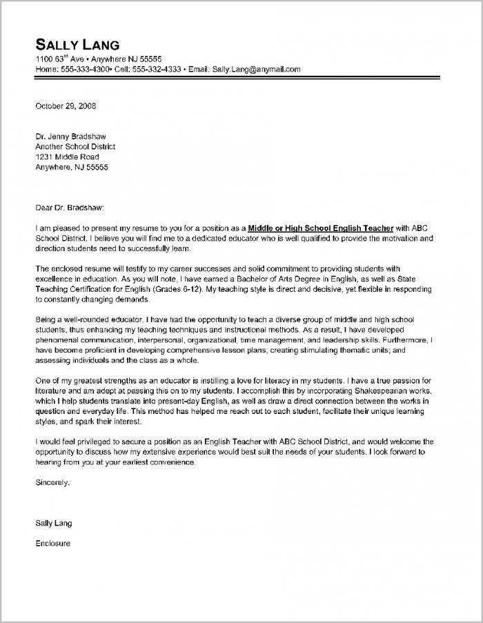 Cover Letter Help For English Cover Letter Help For English