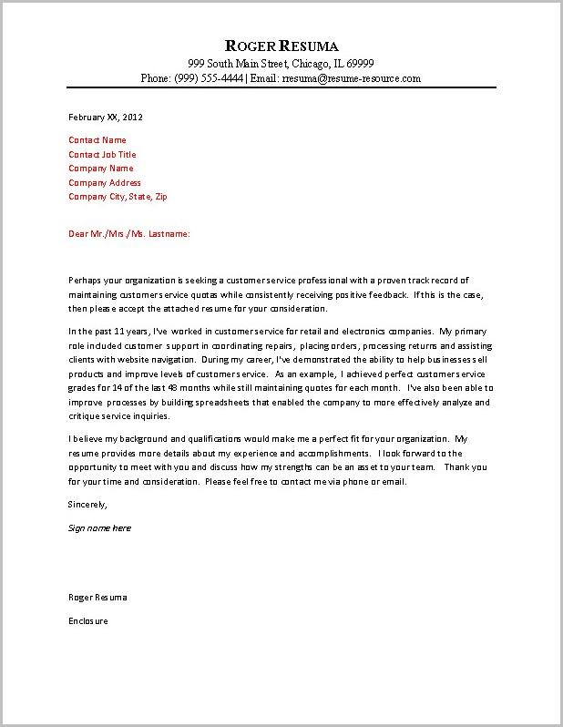 Cover Letter Resume Examples Customer Service Cover Letter Resume Examples Customer Service