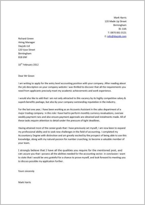 Cover Letters For Job Applications Examples Cover Letters For Job Applications Examples