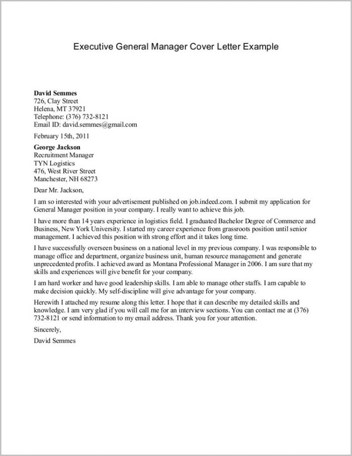 Cover Letters For Resumes Samples In General Cover Letters For Resumes Samples In General