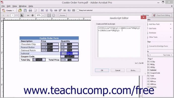 Create Fillable Pdf Form Calculations Create Fillable Pdf Form Calculations