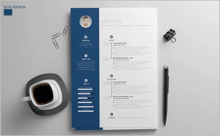 Creative Resume Templates For Word Free Creative Resume Templates For Word Free