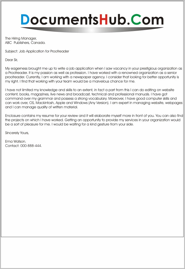 Cv Cover Letter Proofreader Cv Cover Letter Proofreader