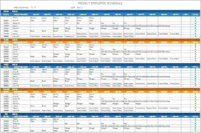Employee Work Schedule Template Google Docs Employee Work Schedule Template Google Docs