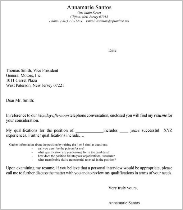 Example Cover Letter For Resume High School Example Cover Letter For Resume High School