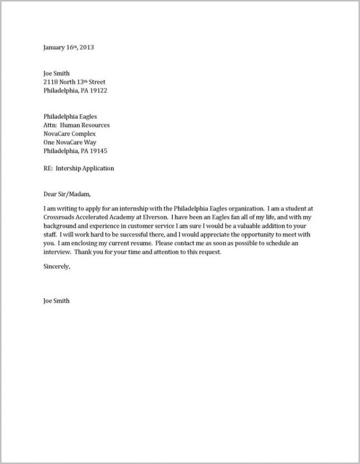 Examples Of Basic Cover Letters For Resumes Examples Of Basic Cover Letters For Resumes