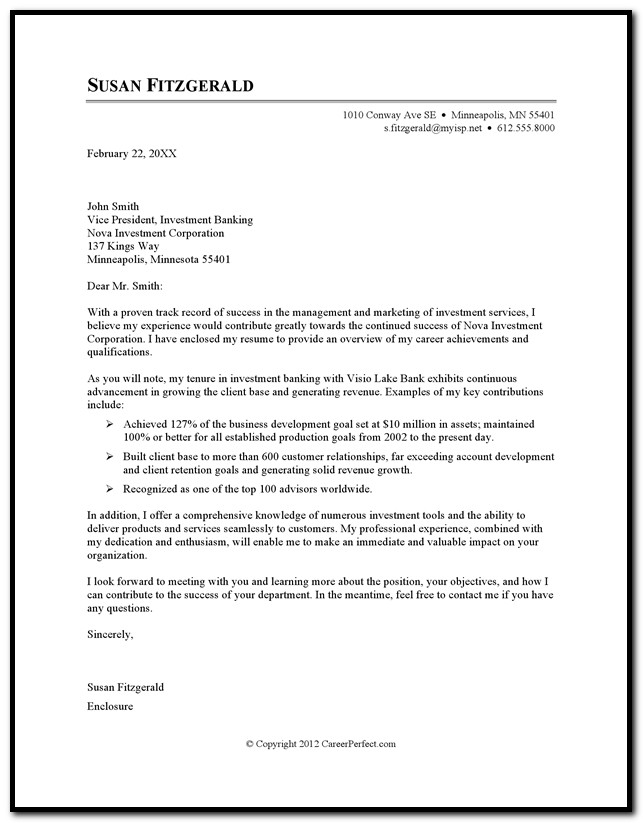 Examples Of Cover Letters On Resumes Examples Of Cover Letters On Resumes