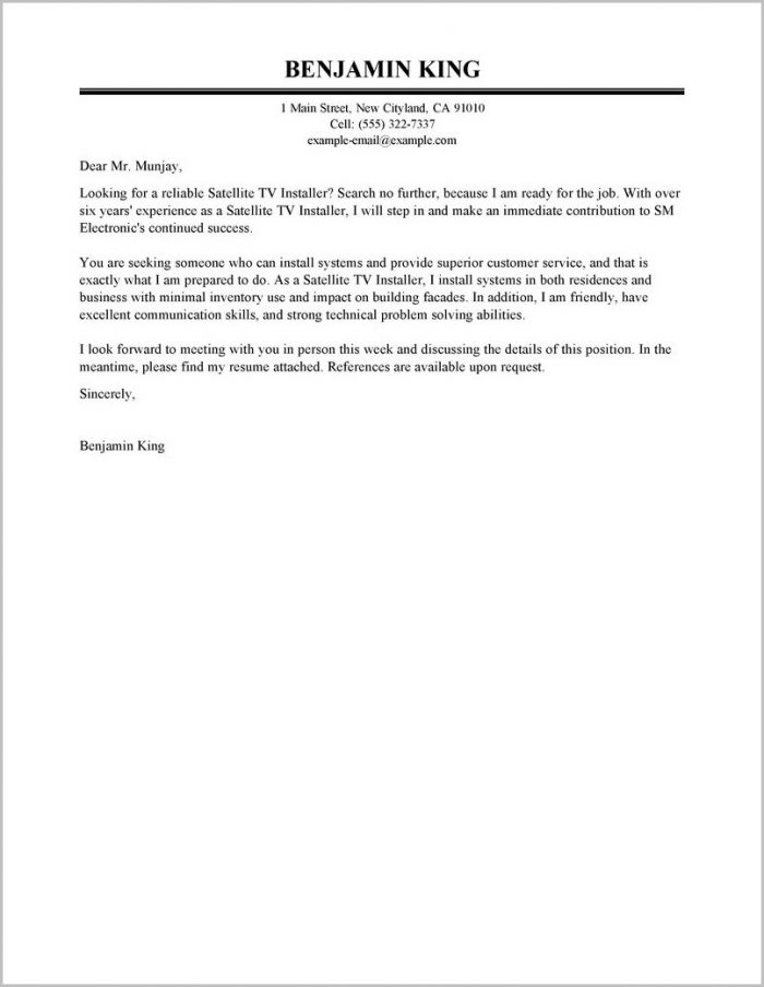Examples Of Good Cover Letters And Resumes Examples Of Good Cover Letters And Resumes