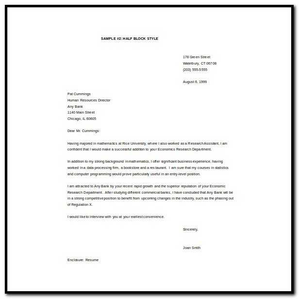 Free Cover Letter Template For Word Free Cover Letter Template For Word