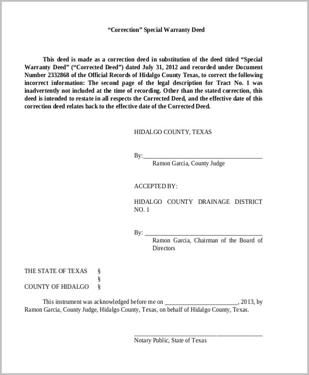 Free General Warranty Deed Form In Texas Free General Warranty Deed Form In Texas
