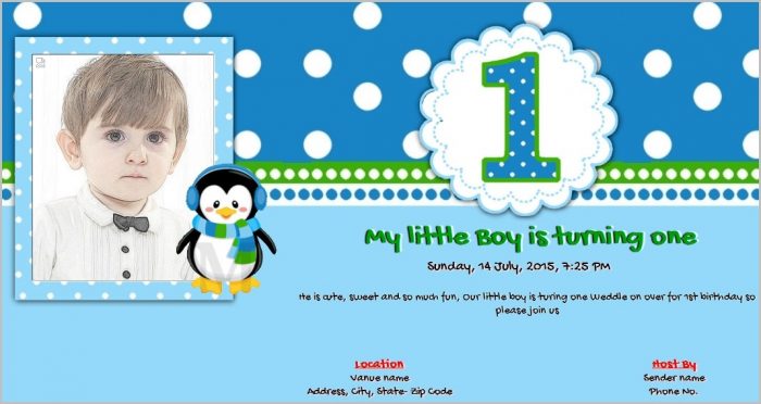 Free Online 1st Birthday Invitation Templates Free Online 1st Birthday Invitation Templates