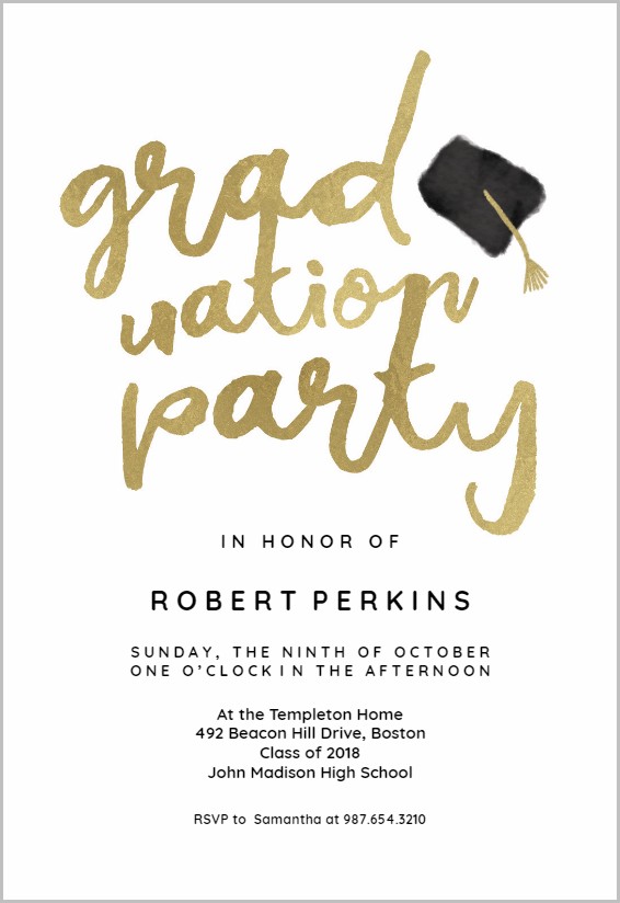 Free Online Graduation Party Invitation Templates Free Online Graduation Party Invitation Templates