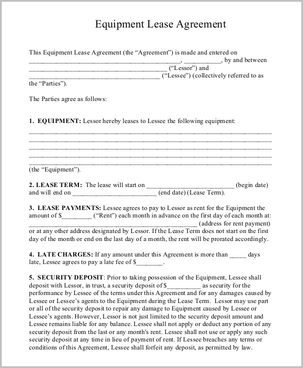 Free Printable Lease Agreement Template Word Free Printable Lease Agreement Template Word