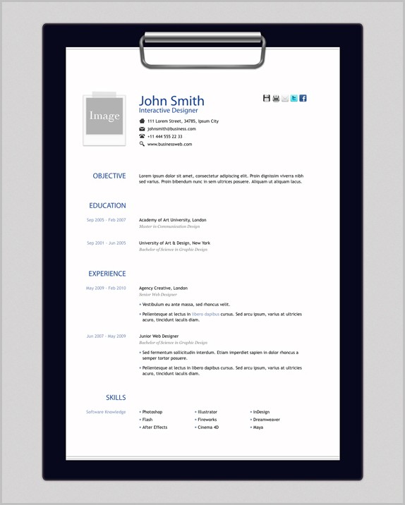 Free Resume Template Html Free Resume Template Html