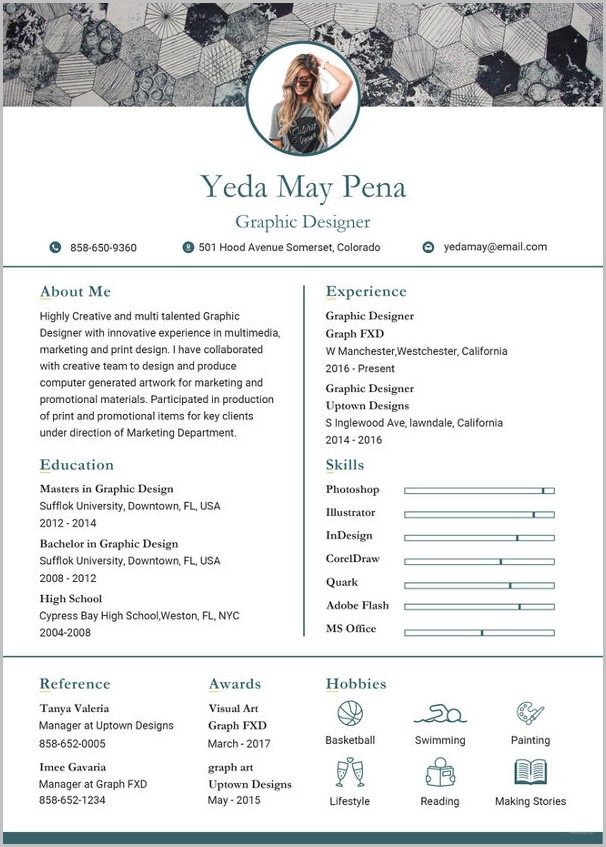 Free Resume Template Modern Free Resume Template Modern
