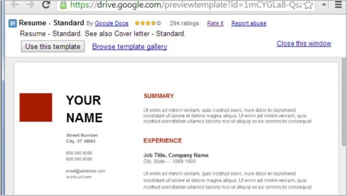 Free Resume Templates Google Drive Free Resume Templates Google Drive