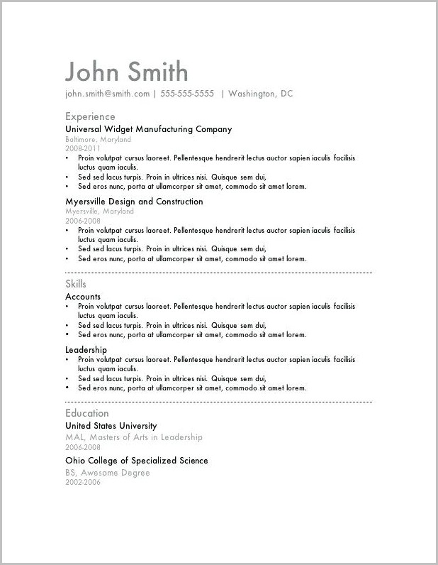 Free Resume Templates Reddit Free Resume Templates Reddit