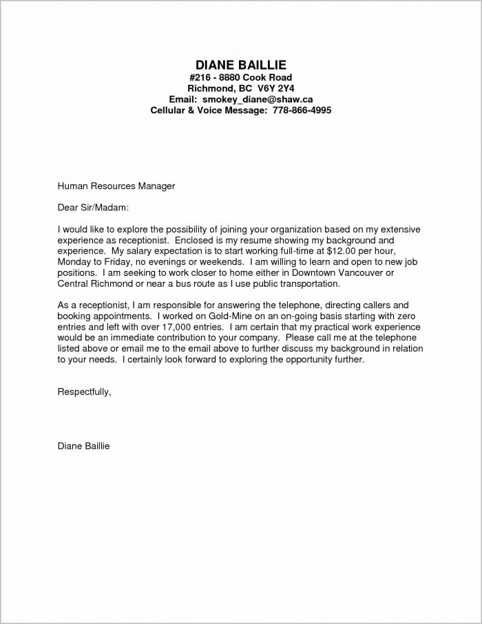 Free Sample Cover Letter With No Experience Free Sample Cover Letter With No Experience