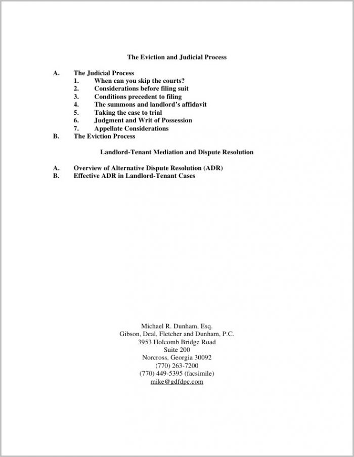 Free Sample Of Eviction Notice Form Free Sample Of Eviction Notice Form