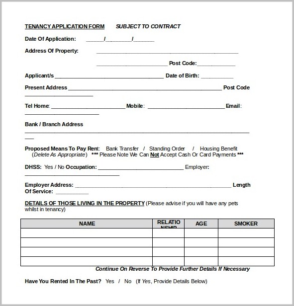 Free Tenancy Agreement Template Word 2017 Free Tenancy Agreement Template Word 2017