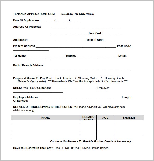 Free Tenancy Agreement Template Word Uk Free Tenancy Agreement Template Word Uk