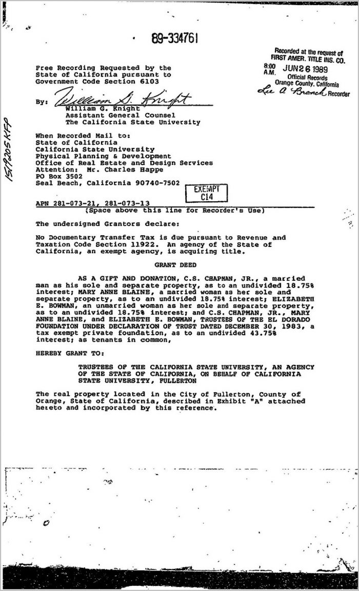 Grant Deed Form El Dorado County Grant Deed Form El Dorado County