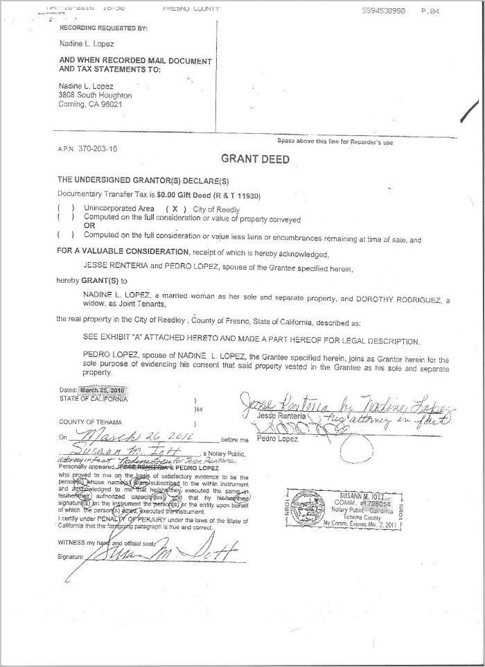 Grant Deed Form In California Grant Deed Form In California