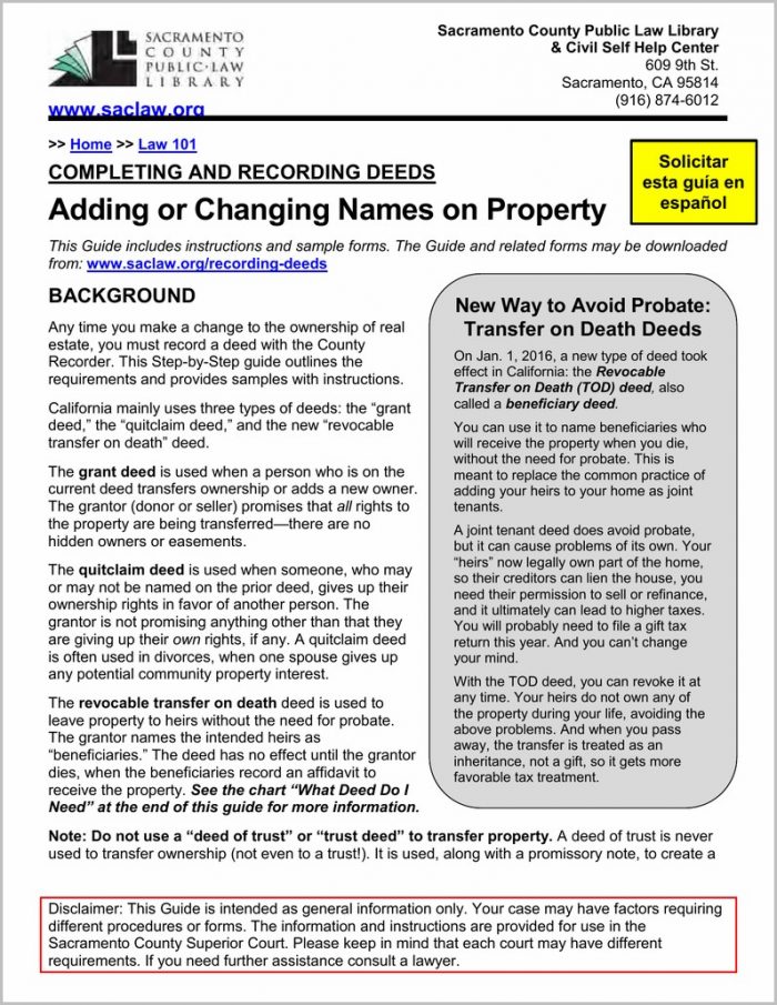 Grant Deed Form Sacramento County Grant Deed Form Sacramento County