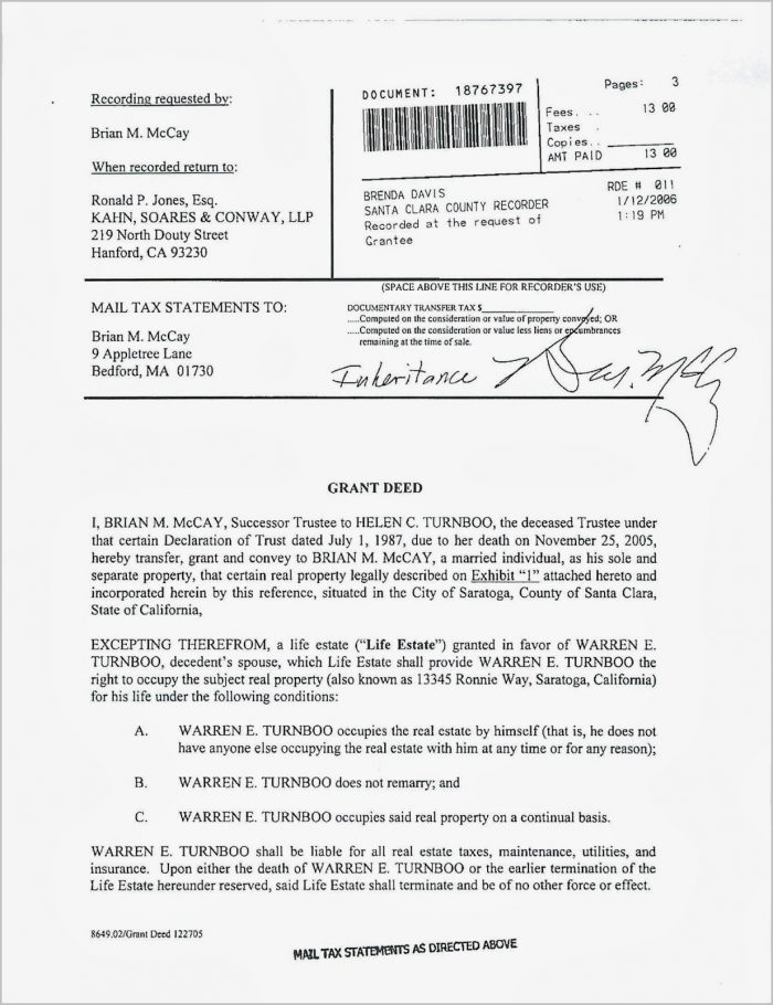 Grant Deed Transfer Form California Grant Deed Transfer Form California