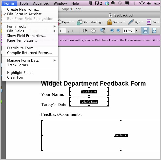 How To Create Fillable Pdf Forms In Acrobat 8 Standard How To Create Fillable Pdf Forms In Acrobat 8 Standard