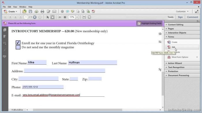 How To Create Fillable Pdf Forms In Acrobat X Pro How To Create Fillable Pdf Forms In Acrobat X Pro