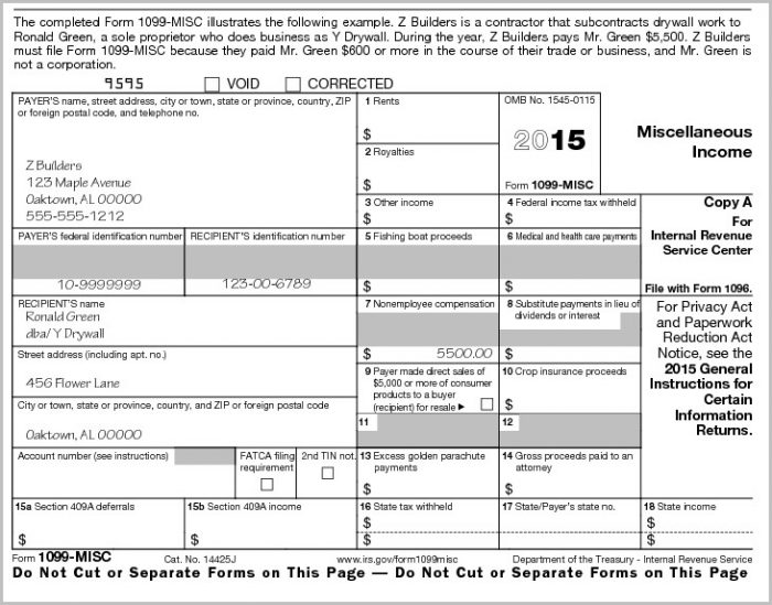 Irs 1099 Forms For Independent Contractors Irs 1099 Forms For Independent Contractors
