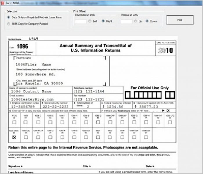 Irs Form 1099 Electronic Filing Requirements Irs Form 1099 Electronic Filing Requirements