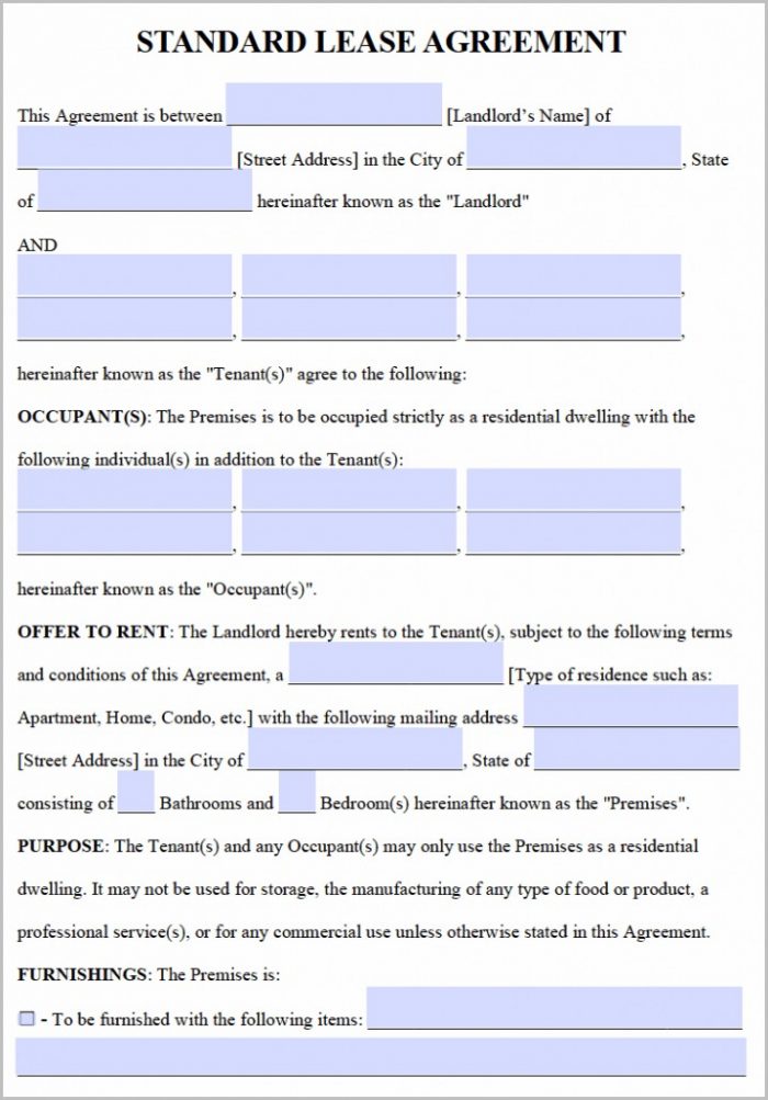 Lease Agreement Template Microsoft Word Lease Agreement Template Microsoft Word