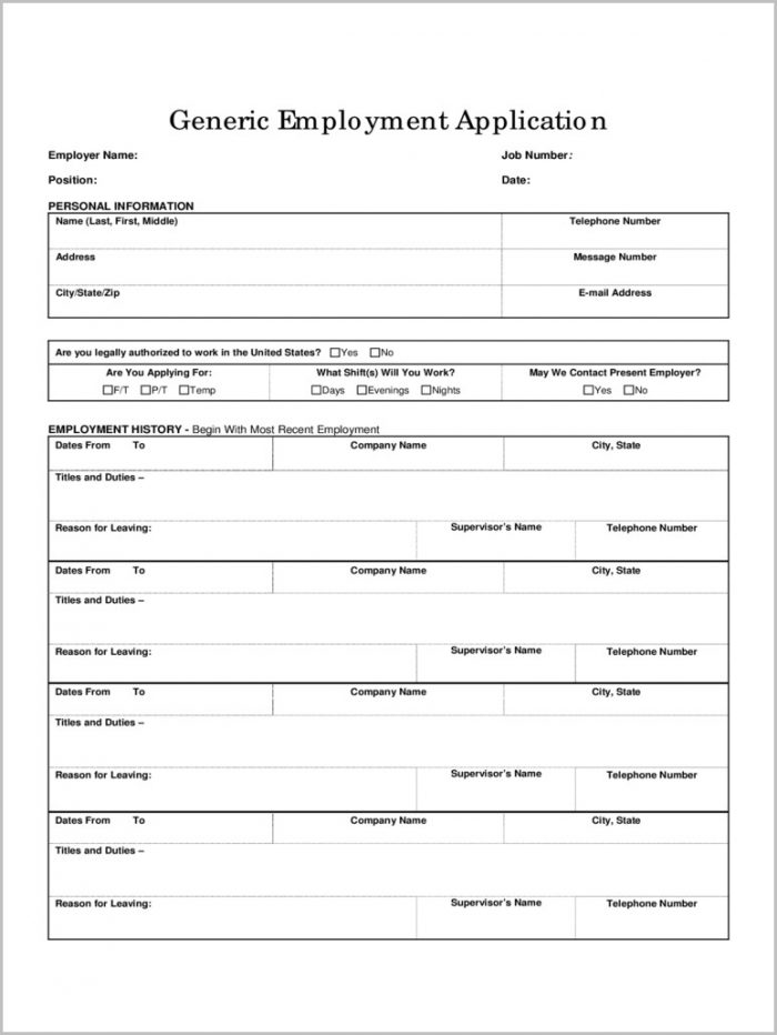 Basic Job Application Form 5 Free Templates In Pdf Word Excel Free Employment Application Pdf Basic Job Application Form 5 Free Templates In Pdf Word Excel Free Employment Application Pdf