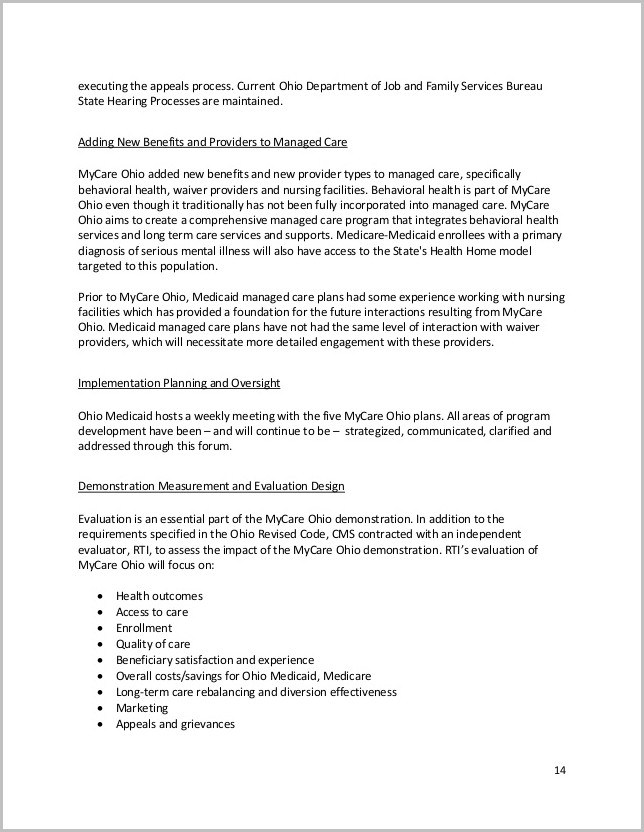 Medicaid Appeal Form Ohio Medicaid Appeal Form Ohio