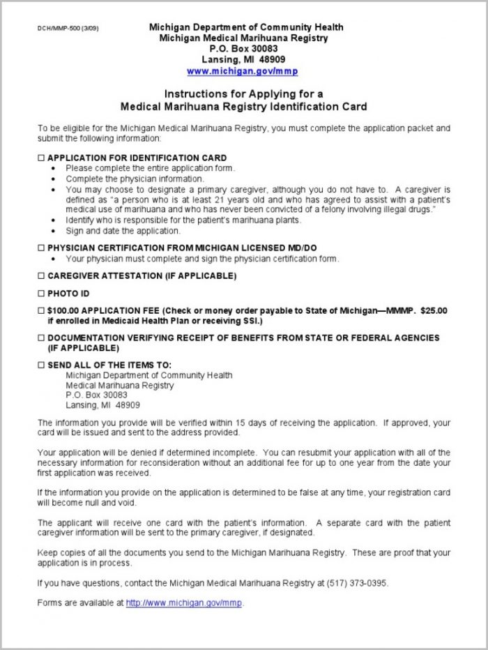 Medicaid Application Form Michigan Medicaid Application Form Michigan