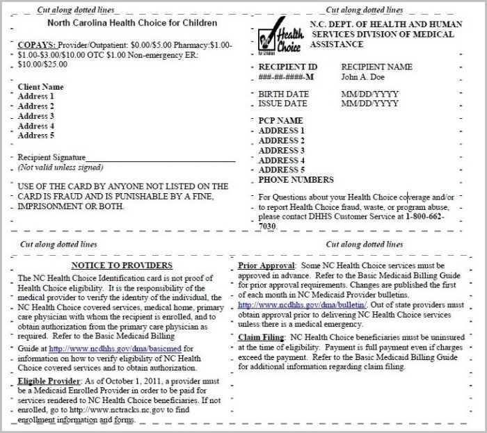 Medicaid Application Form Nc Medicaid Application Form Nc