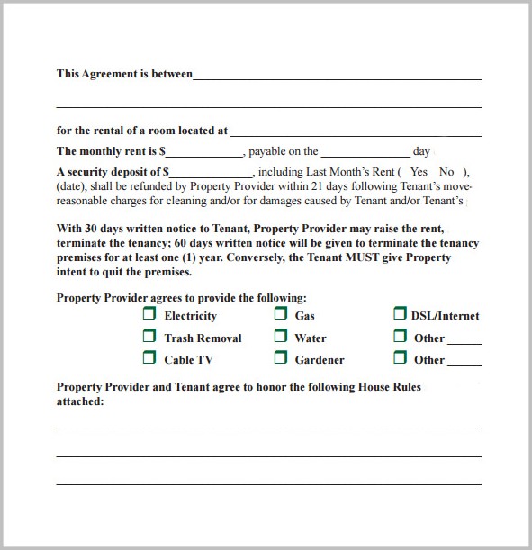 Month To Month Lease Agreement Template Word Month To Month Lease Agreement Template Word