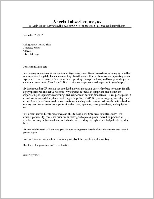 Nursing Cover Letters For Resumes Examples Nursing Cover Letters For Resumes Examples