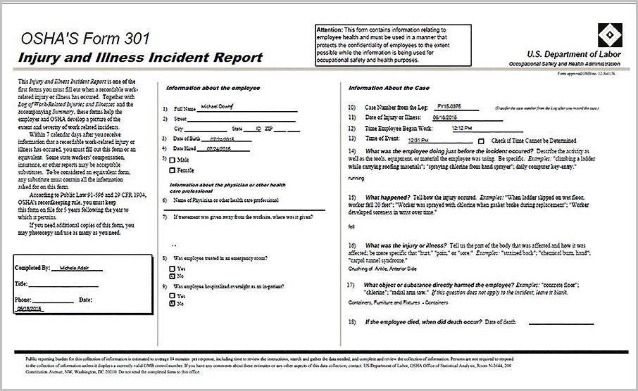 osha 300 and 300a printable form form resume examples osha resume examples