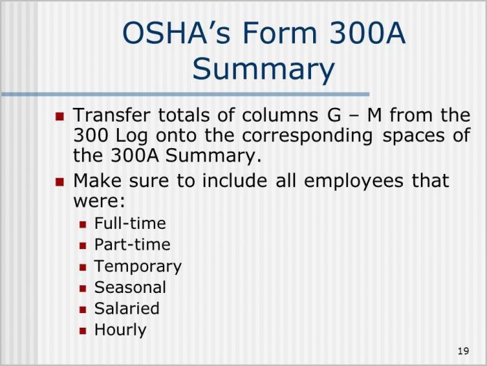 Osha Form 300a Average Number Of Employees Osha Form 300a Average Number Of Employees